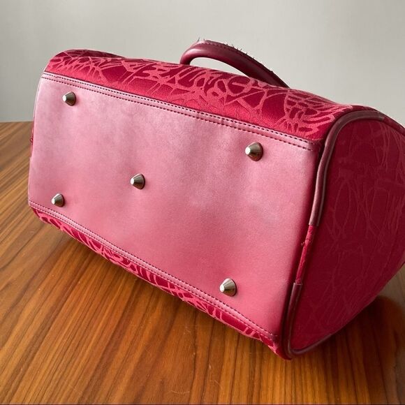 DvF Weekender Bag - Red Diane von Furstenburg Tote - Picture 11 of 12